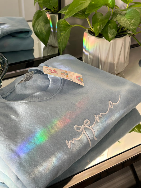 MAMA bow embroidered Sweater, Tshirt or Hoodie