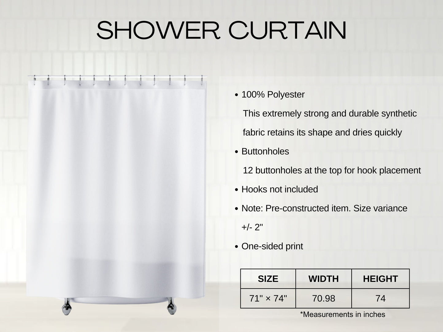 Personalized Bluey Shower Curtain