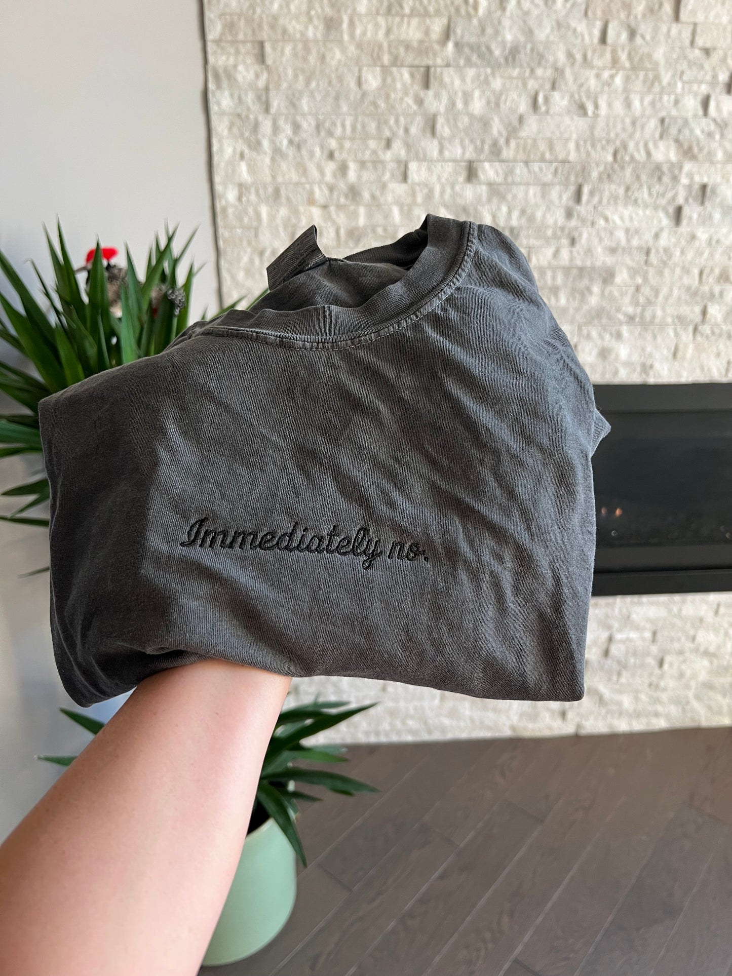 Immediately no Embroidered T-Shirt Comfort Colors