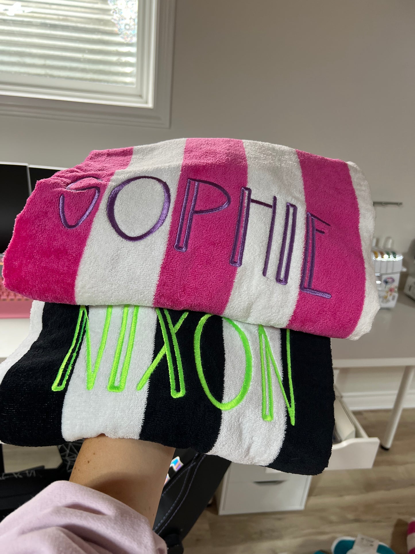 Personalized Beach Towels Embroidered