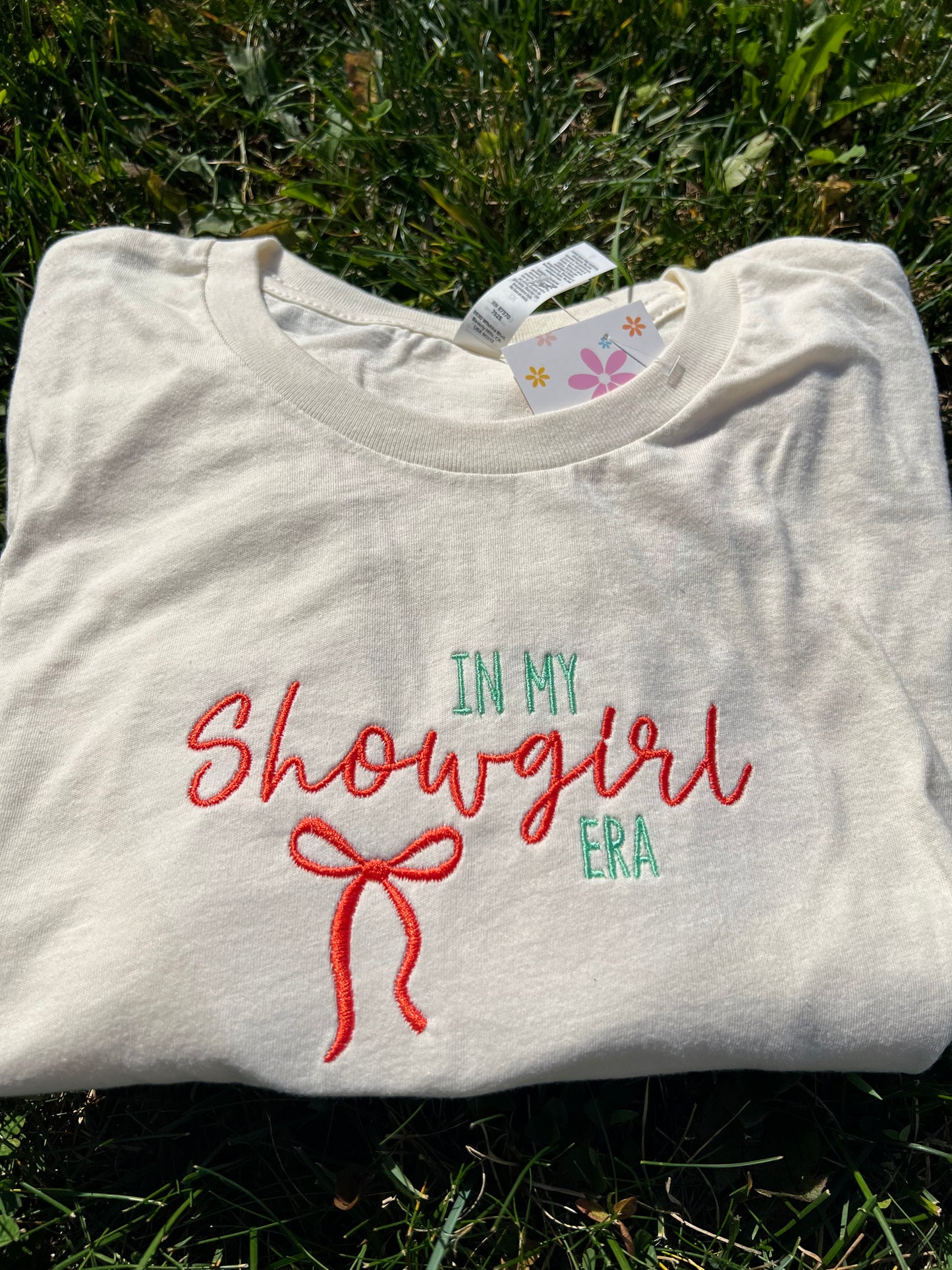 SALE In my Showgirl Era Embroidered T-shirt