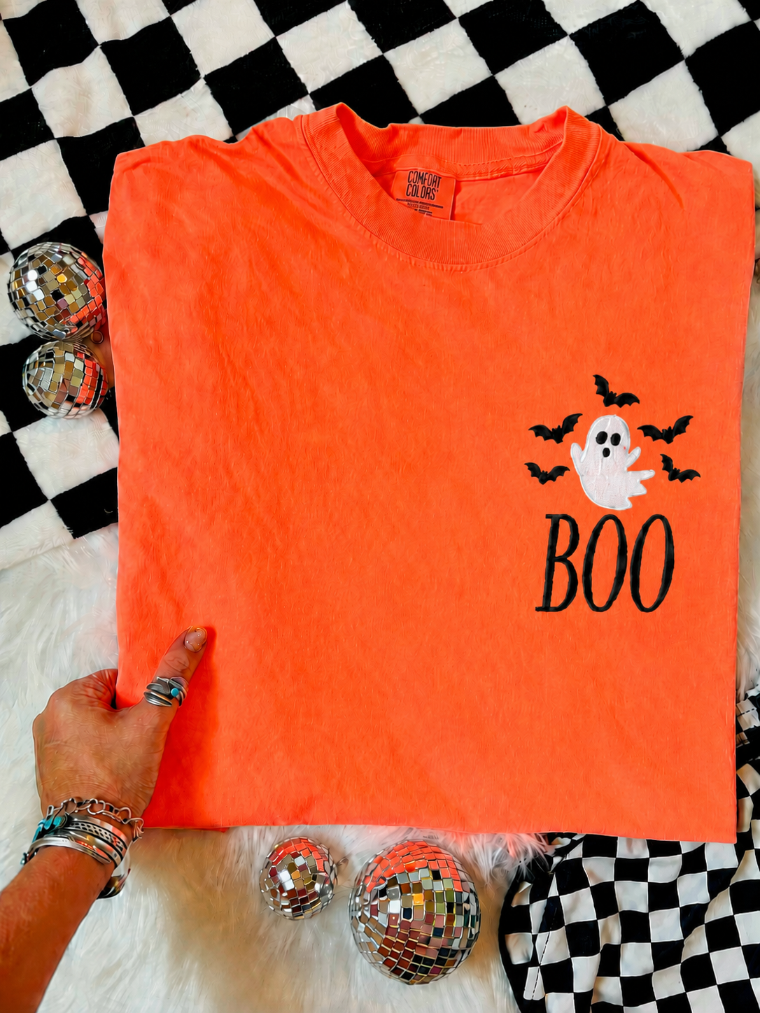 Ghostie Boo Embroidered Sweater, T-shirt or Hoodie