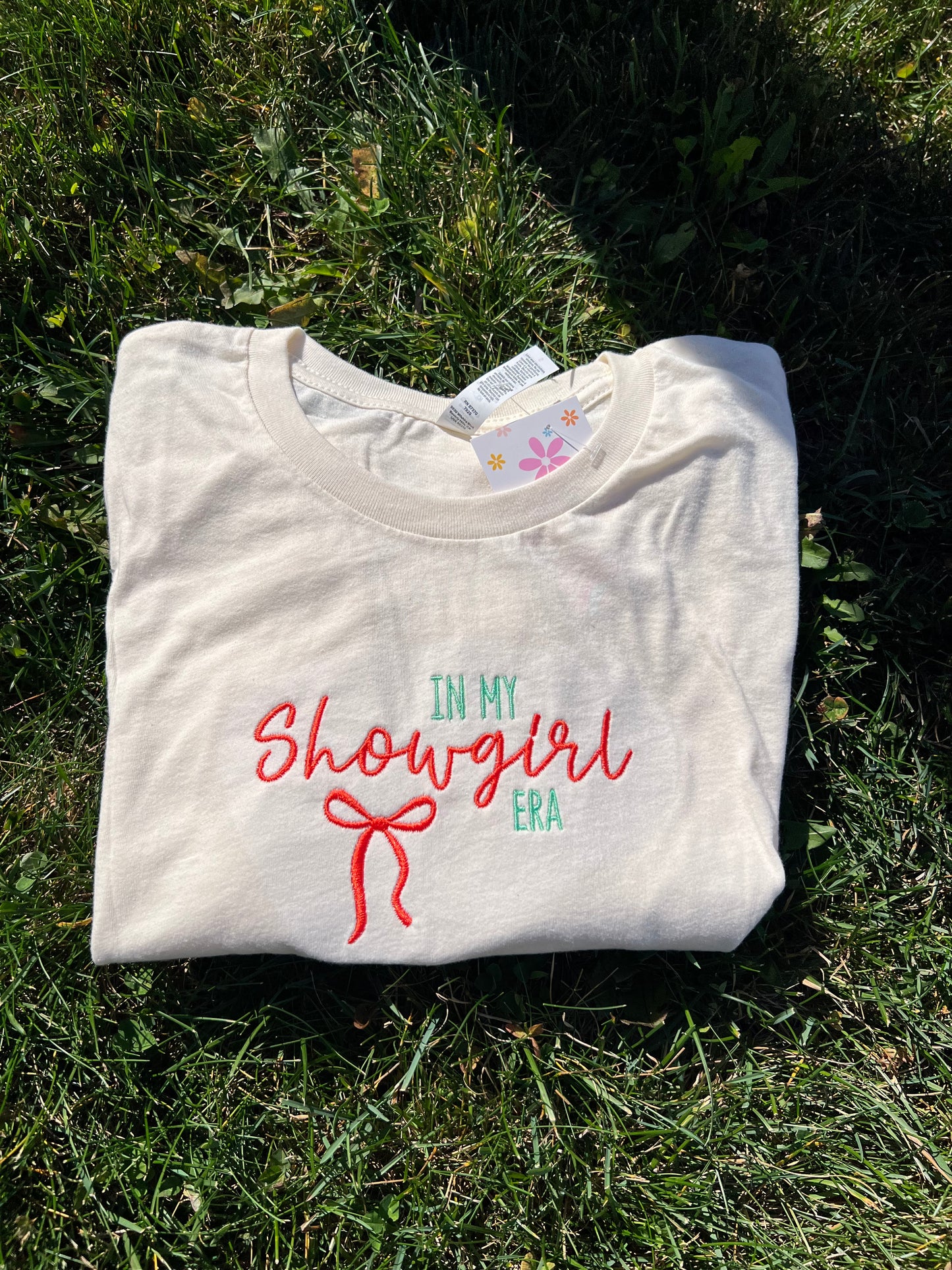 SALE In my Showgirl Era Embroidered T-shirt