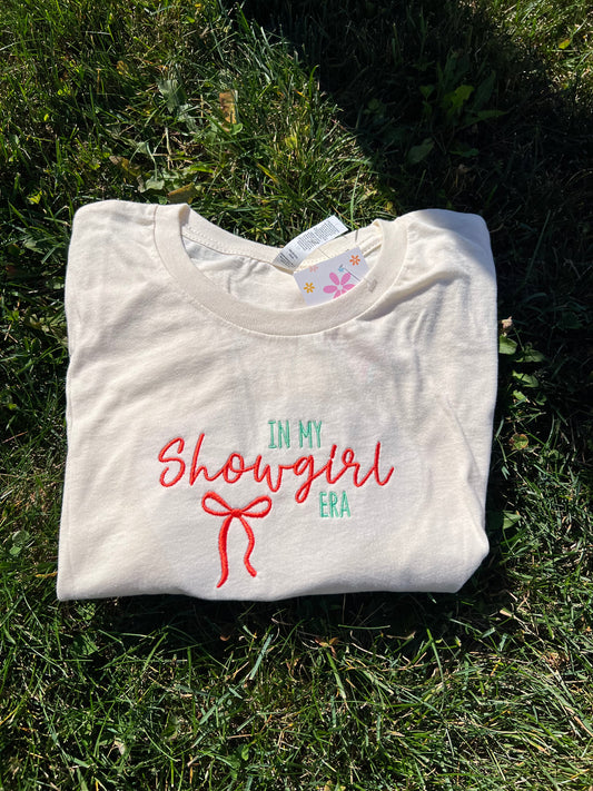 SALE In my Showgirl Era Embroidered T-shirt