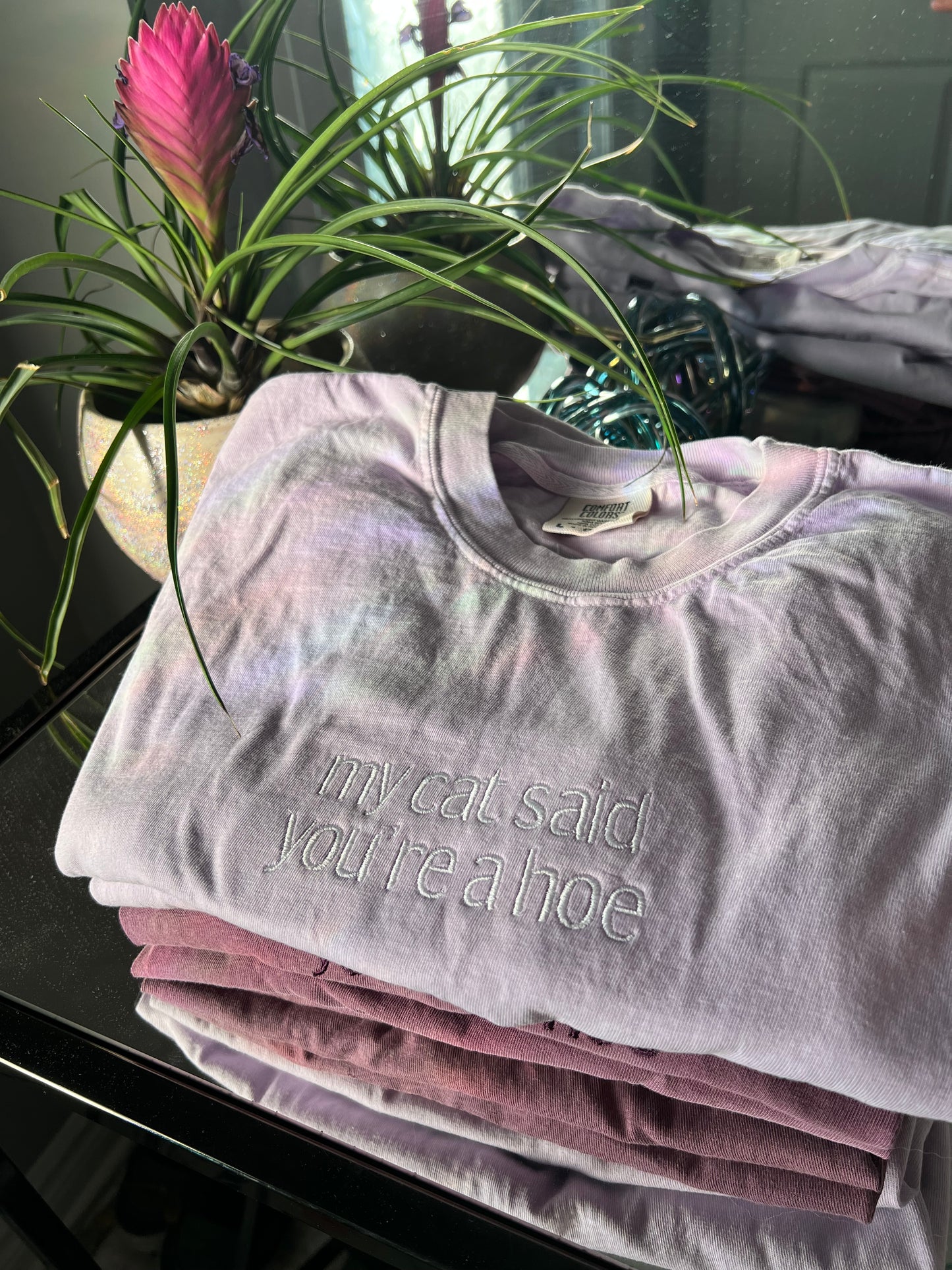 My Cat Said You’re a Hoe embroidered Sweater, Tshirt or Hoodie