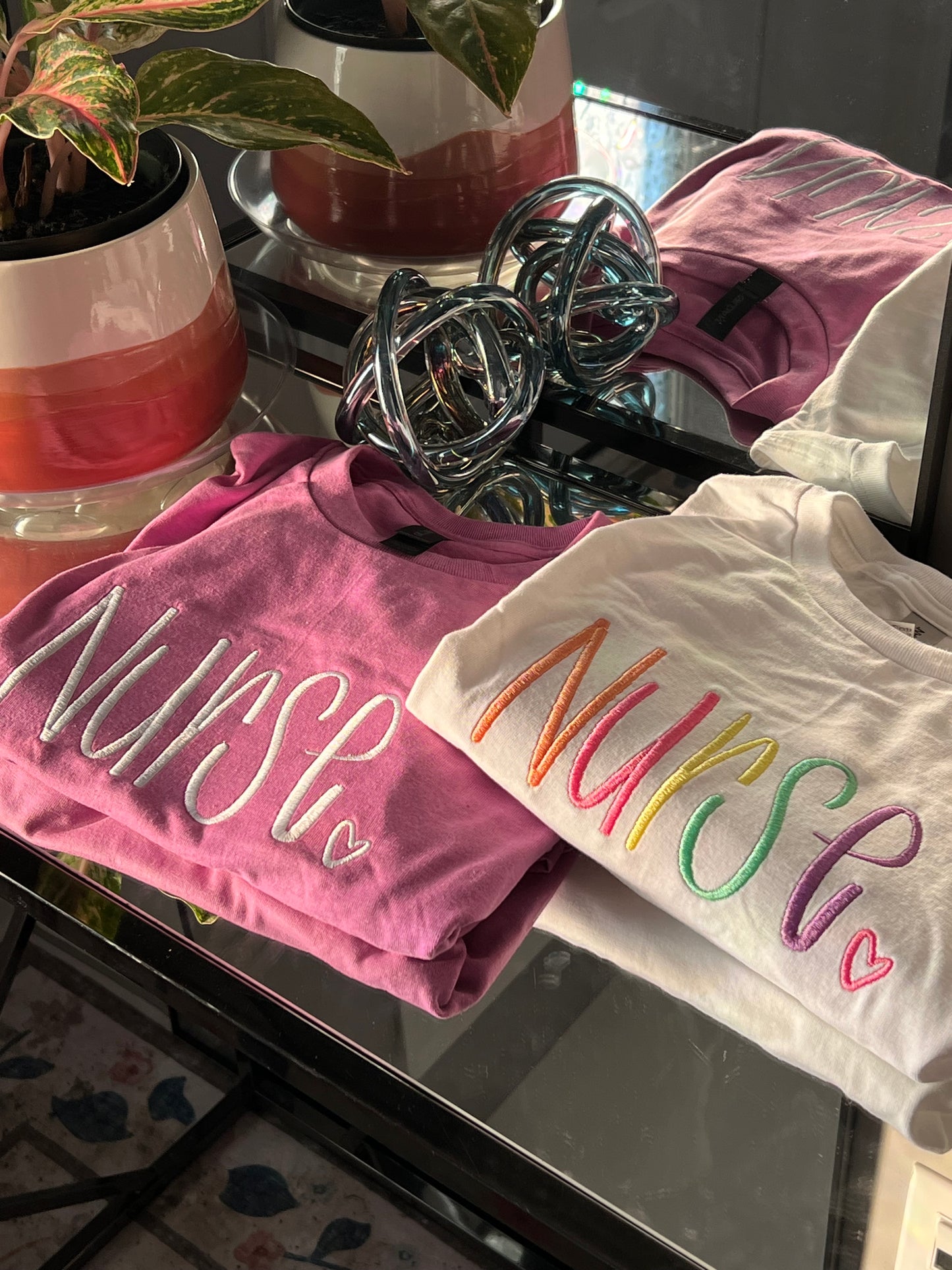 Nurse Embroidered t-shirt Comfort Colors
