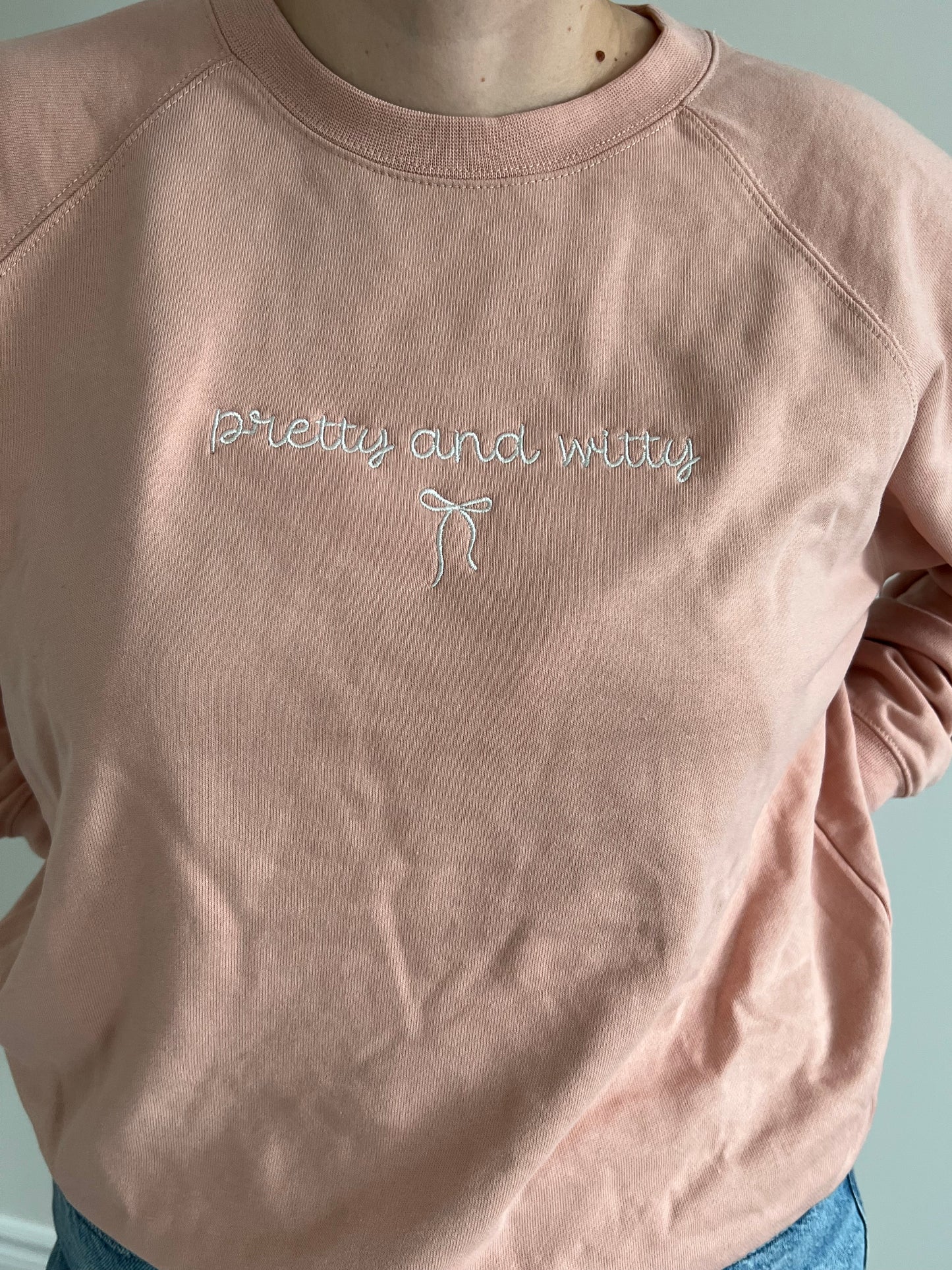 SALE Taylor Swift inspired Embroidery Sweater / T-shirt my pretty and witty