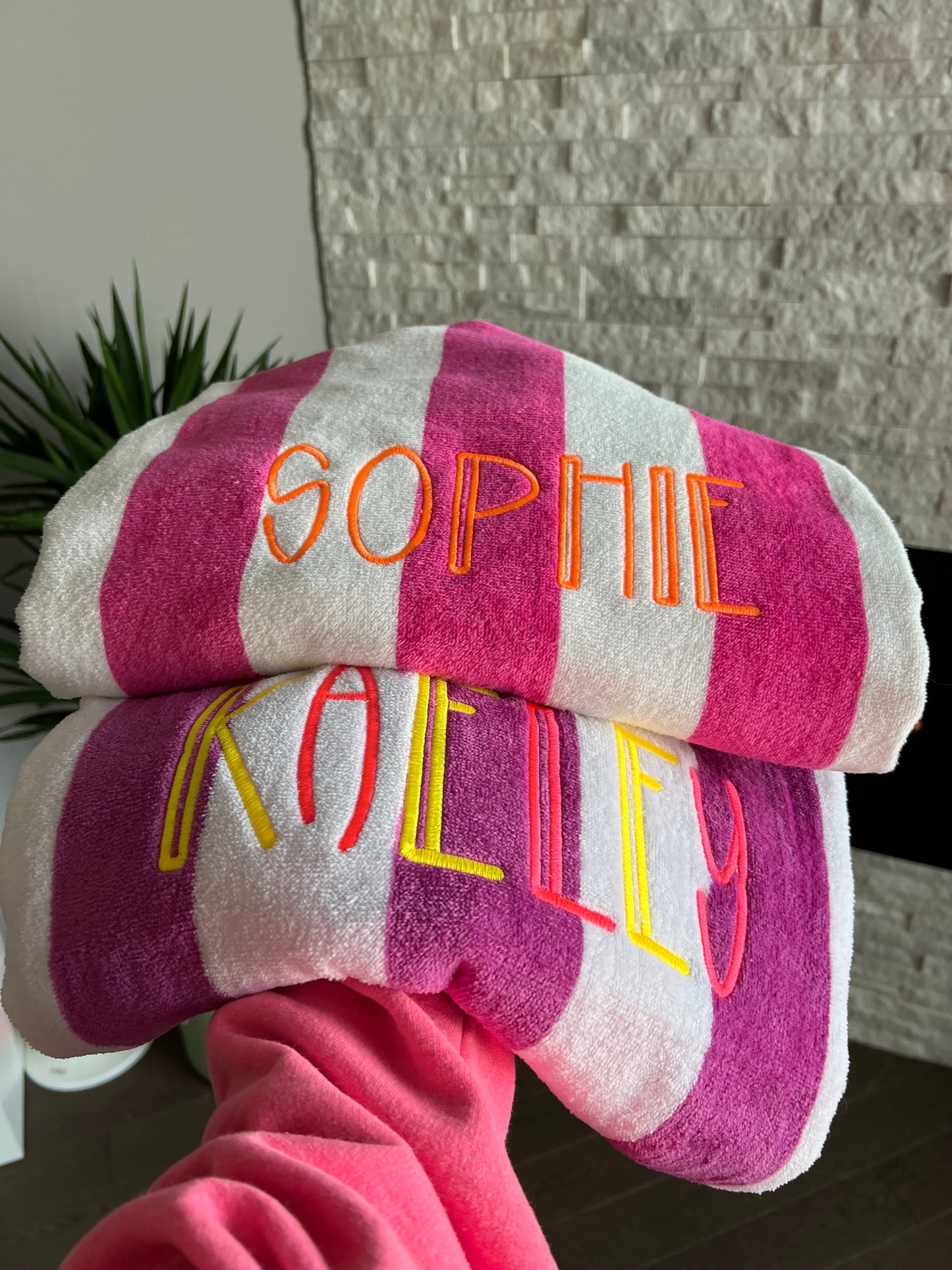 Personalized Beach Towels Embroidered