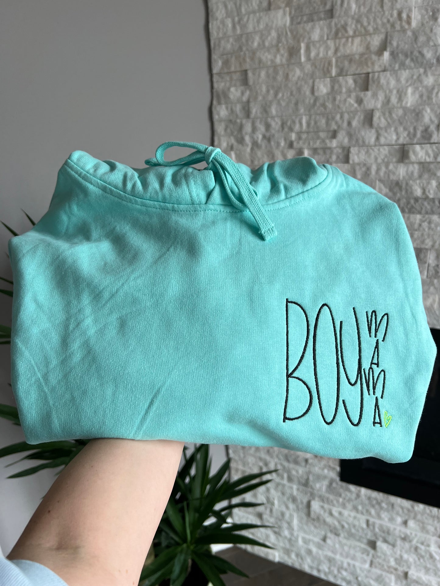 Boy Mom embroidered Sweater, Tshirt or Hoodie