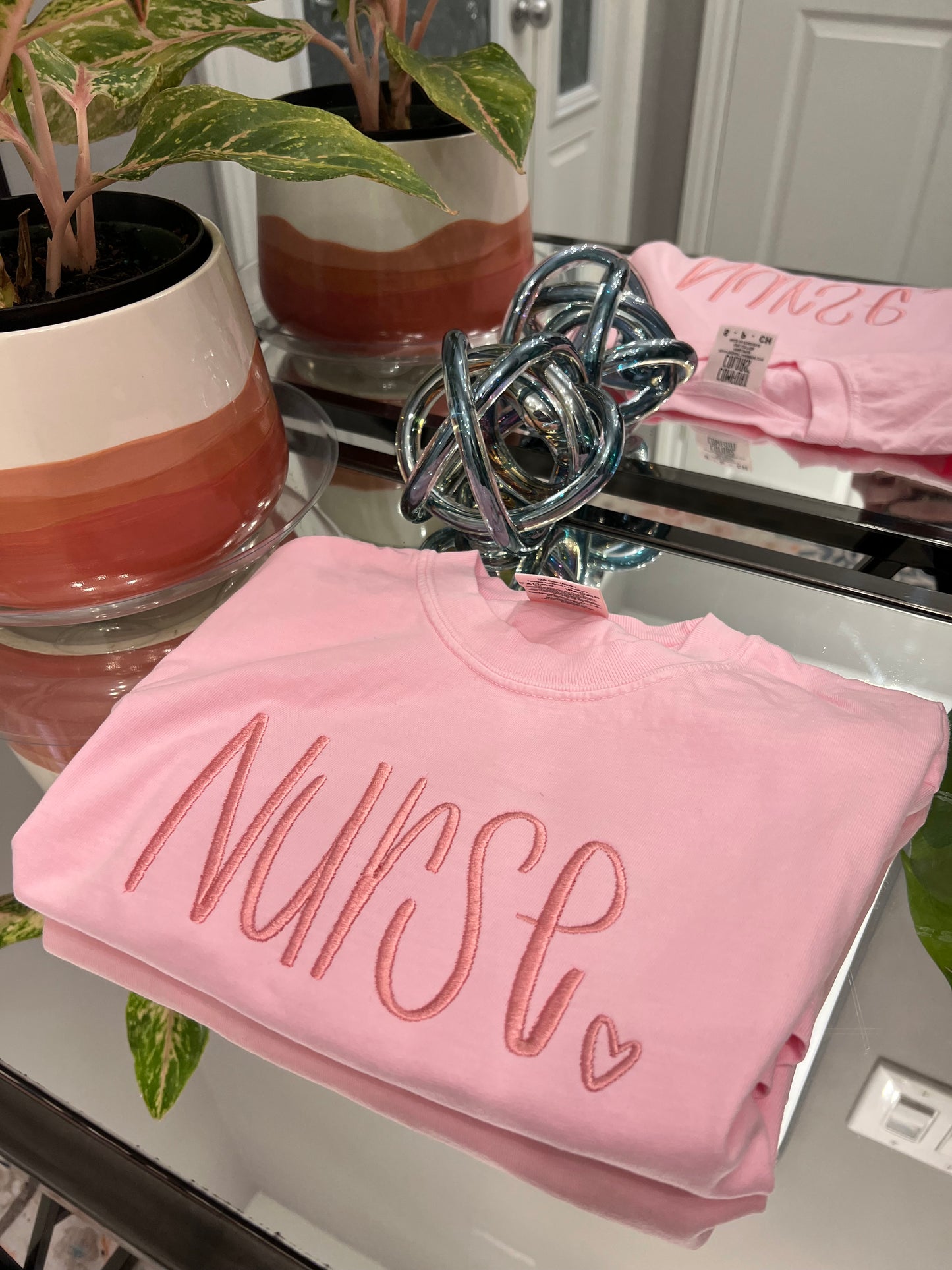 Nurse Embroidered t-shirt Comfort Colors