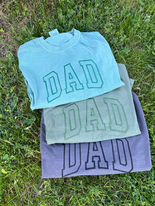 DAD embroidered Sweater, Tshirt or Hoodie