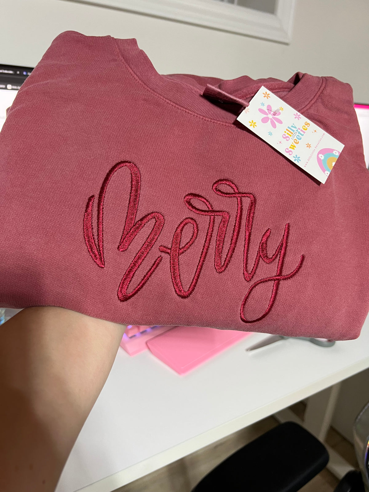 Merry Embroidered Christmas Sweater