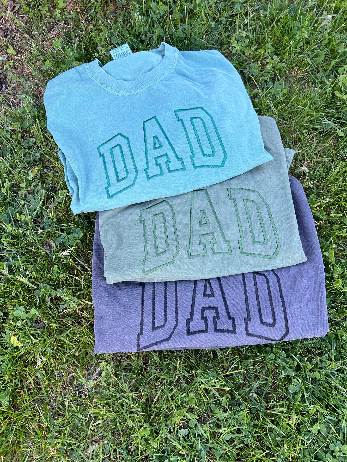 DAD embroidered Sweater, Tshirt or Hoodie