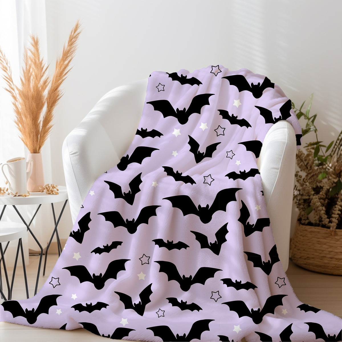 Personalized Halloween Blanket, Fall Decor