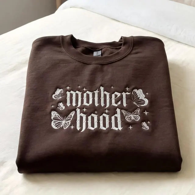 Motherhood embroidered Sweater, Tshirt or Hoodie