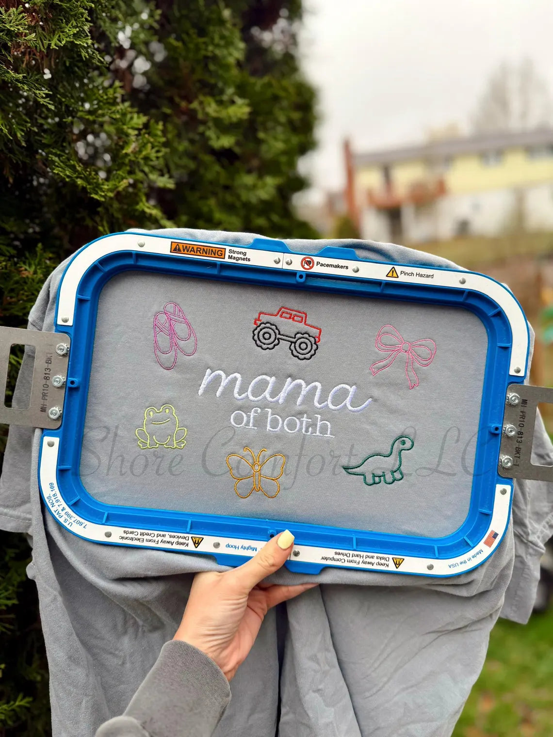 Mama of Both embroidered Sweater, Tshirt or Hoodie