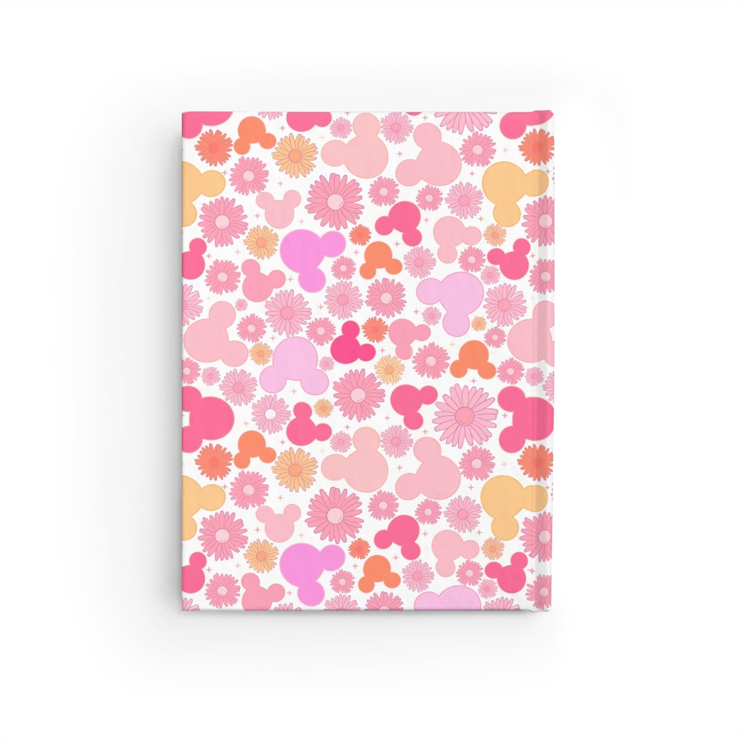 Personalized Pink Disney Park Autograph Book, Magical Disney Autograph Book, minnie mouse Autograph book, floral disney autograph
