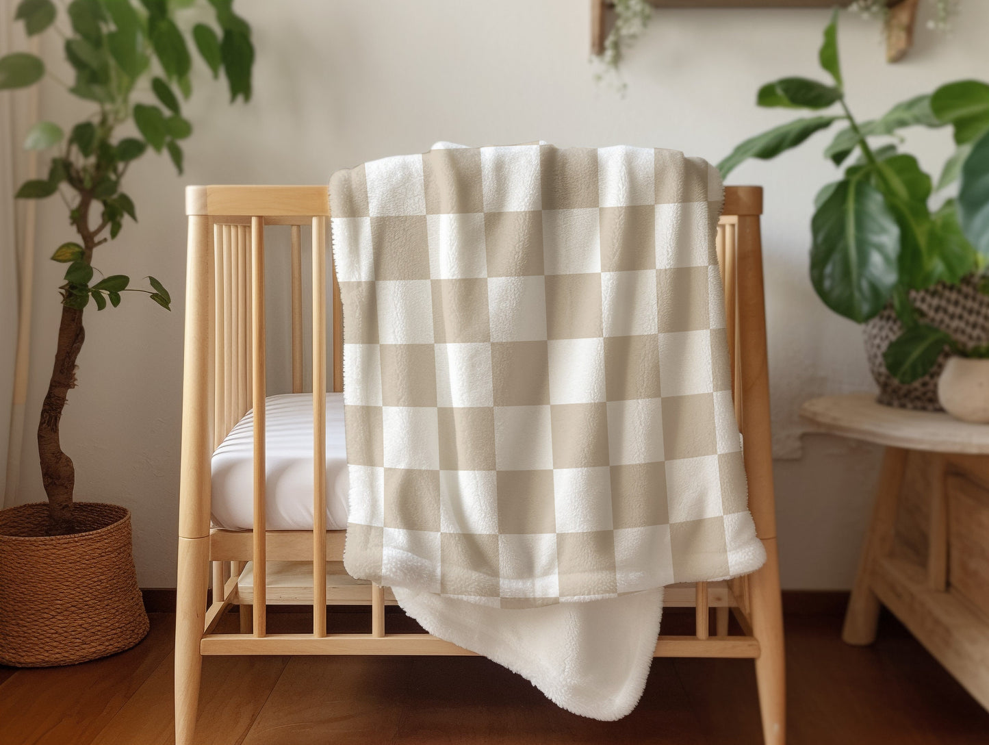 Personalized Checkered Blanket