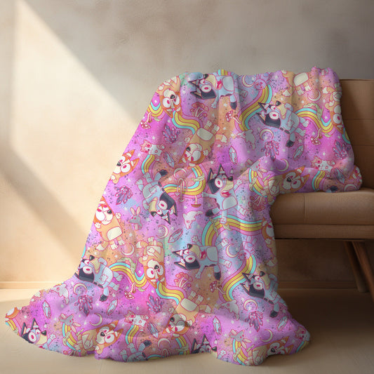 Personalized Bluey Blanket