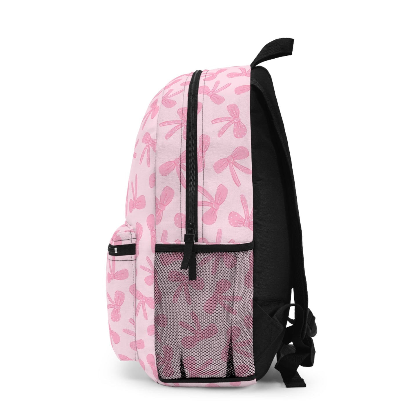 Personalized Backpack Pink Coquette Bow, Back to school girls bag Kids toddler Backpack, Gifts for kids Girls Backpack, custom daycare bag