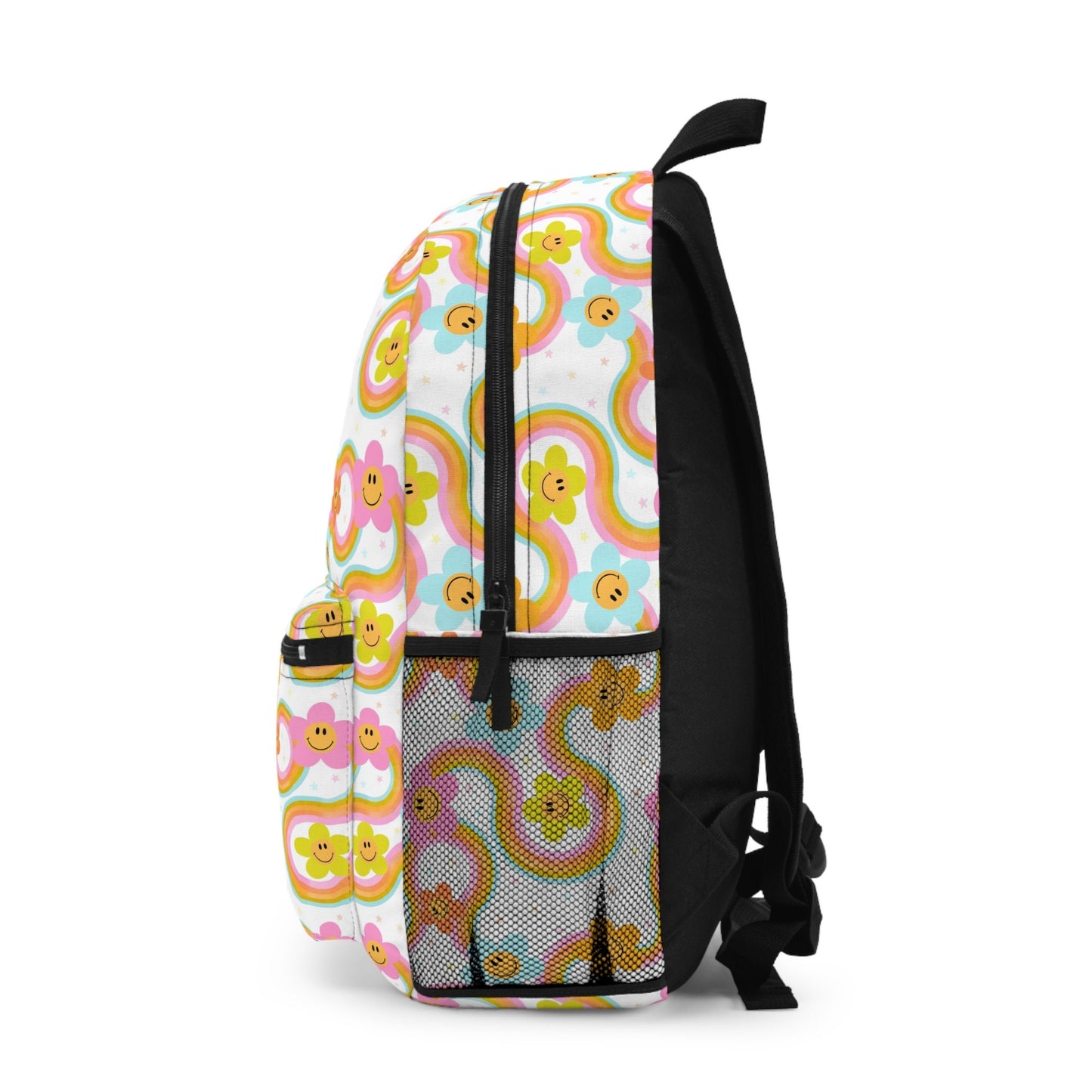 Personalized Backpack floral groovy, Back to school girls bag Kids toddler Backpack, Gifts for kids Girls Backpack, custom daycare bag