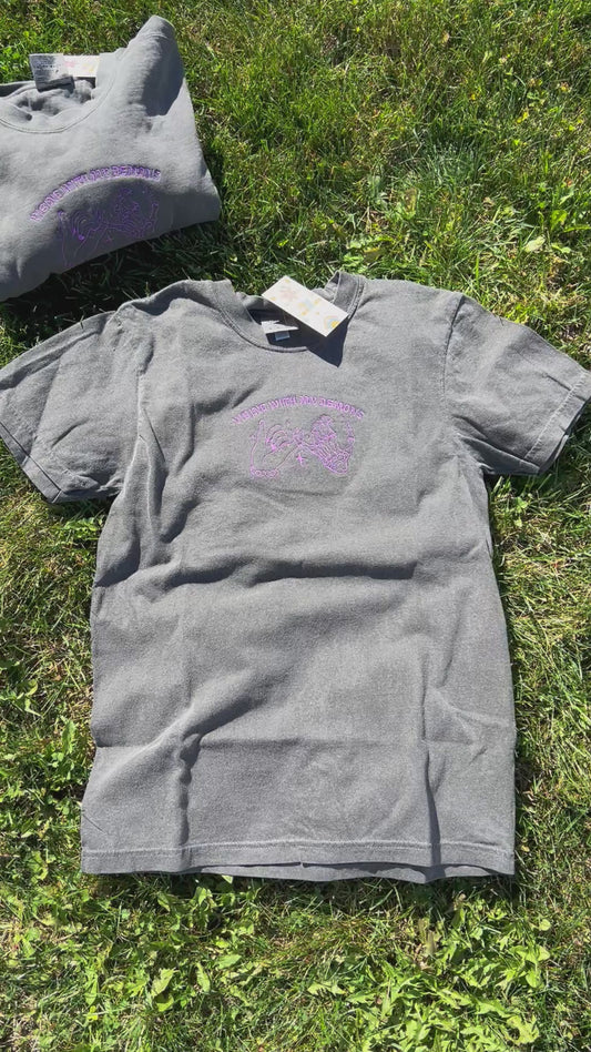 Vibin with my Deoms Tshirt embroidered
