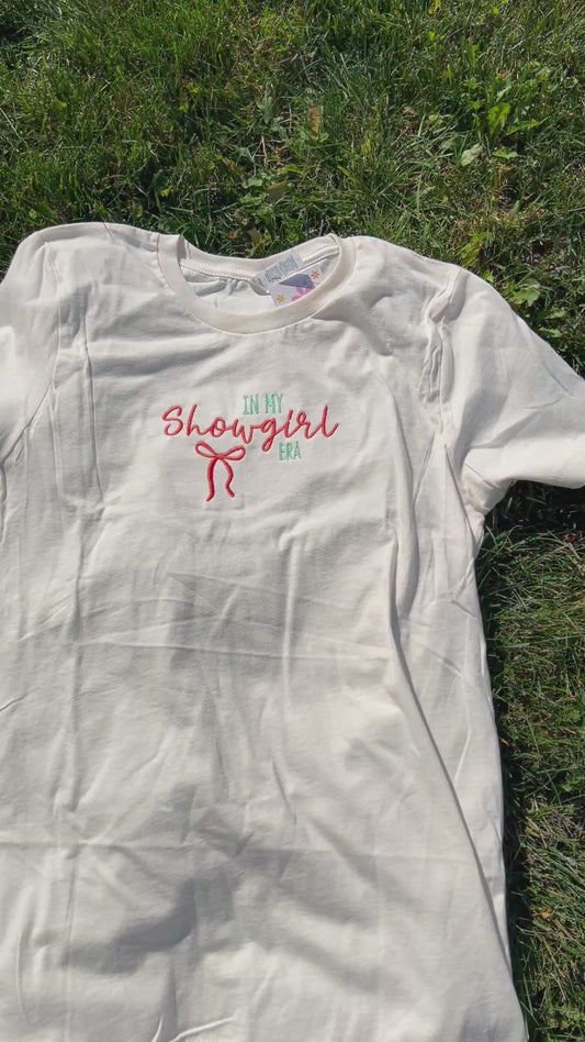 SALE In my Showgirl Era Embroidered T-shirt